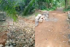 Jalan Tak Selesai, Pemdes Diprotes Warga
