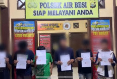 Polsek Air Besi Ungkap Remaja Berkedok Pocong, 6 Pelaku Dibina dan Dikembalikan ke Orang Tua