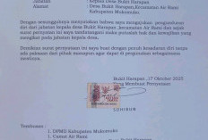 Kades Bukit Harapan Resmi Mundur, Pemkab Mukomuko Segera Tetapkan Pejabat Pengganti