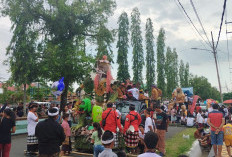 Pawai Ogoh-Ogoh Meriahkan Kota Arga Makmur, Simbol Penyucian Sambut Nyepi 2026