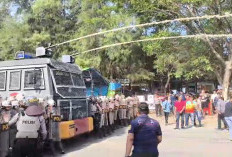 Ratusan Personel Latihan Sispam Kota, Polda Bengkulu dan Jajaran Siap Amankan Pilkada 2024