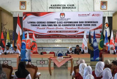 Pacu Literasi Pemilih Pemula,   KPU Kaur Gelar LCC, Sebanyak 16 Tim Unjuk Gigi di LCC KPU