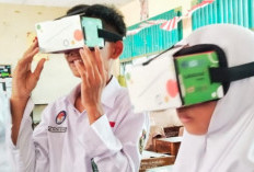 Pembelajaran di MTsN 1 Gunakan Virtual Reality