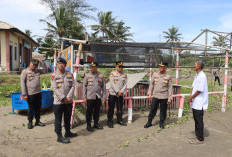  Polda Bengkulu Bantu Perbaiki   Rumah Konservasi Penyu di Benteng
