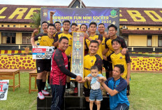 Tundukan Kecamatan Lebong Selatan B Lewat Adu Penalti, Tim Polres Juara Fun Mini Soccer Polres Lebong Cup