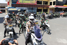 Ciptakan Situasi Kondusif, Polresta Bengkulu Patroli Skala Besar Libatkan TNI
