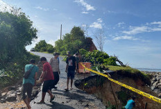Tangani Jalan Longsor Serangai, Pemkab Bengkulu Utara Surati Kementerian PU untuk Perbaikan Permanen