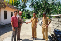 Pemdes Air Long Tuntaskan   Pembangunan Rabat Beton