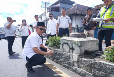  Pemasangan Lampu PJU Median Jalan Utama Rejang Lebong Dilanjutkan