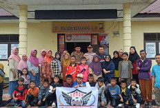 Polsek Kedurang Ilir   Membina Anak Lewat SSB, Dilepas Bertanding ke Magelang