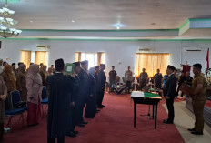 Wabup Lantik Iwan Badar Jadi Sekda Rejang Lebong