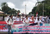  Ratusan Dosen Gelar Aksi Turun Ke Jalan, Bentangkan  Spanduk Warna Warni  Hingga Tuntut Ini  