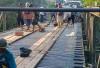  Warga Rejang Lebong Swadaya   Perbaiki Dua Jembatan Rusak   
